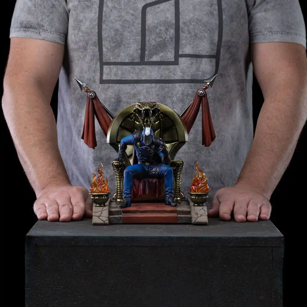 GI Joe Art Scale Statue 1/10 Cobra Commander 25 cm Produktfoto