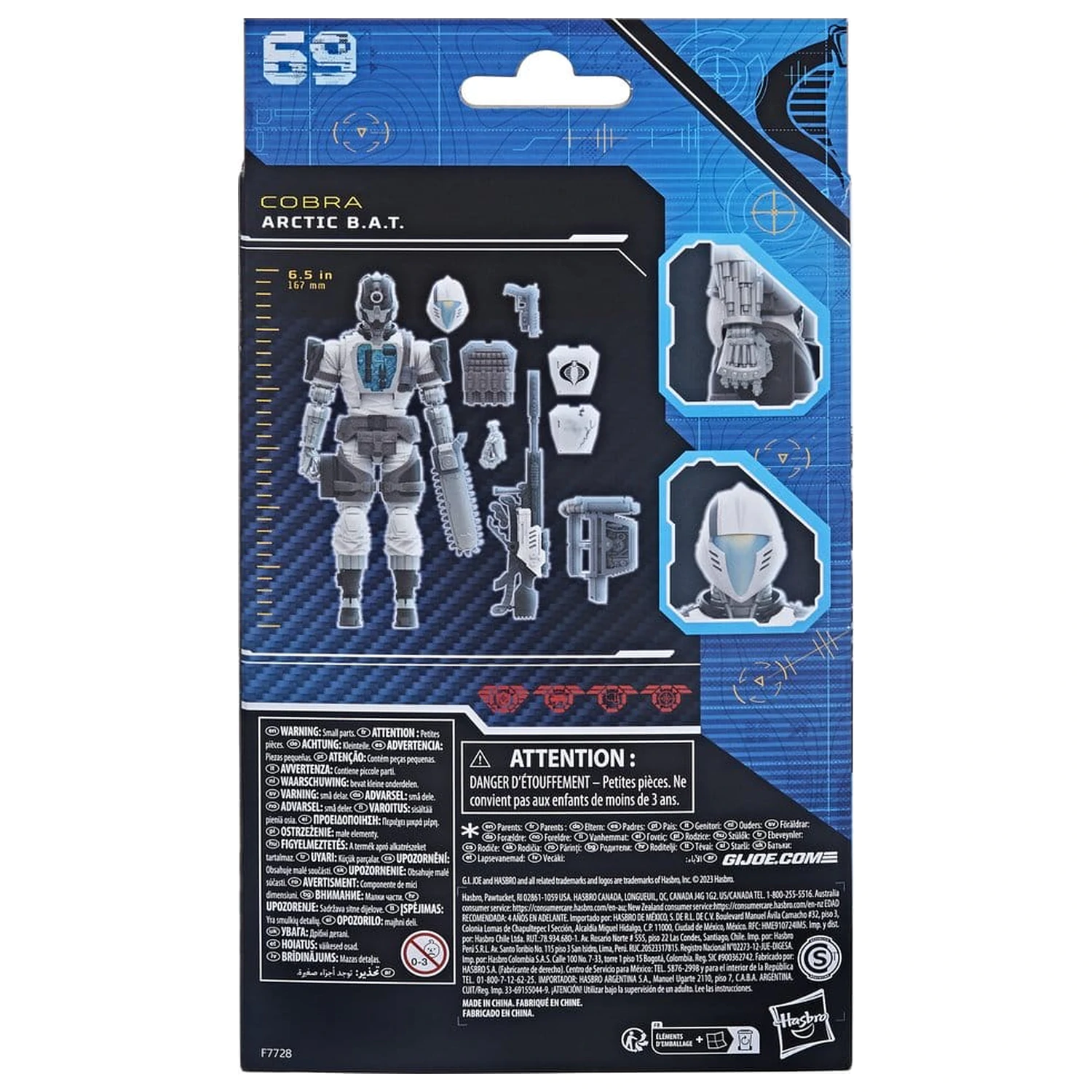 GI Joe Classified Series Actionfigur Arctic B.A.T. 15 cm Produktfoto