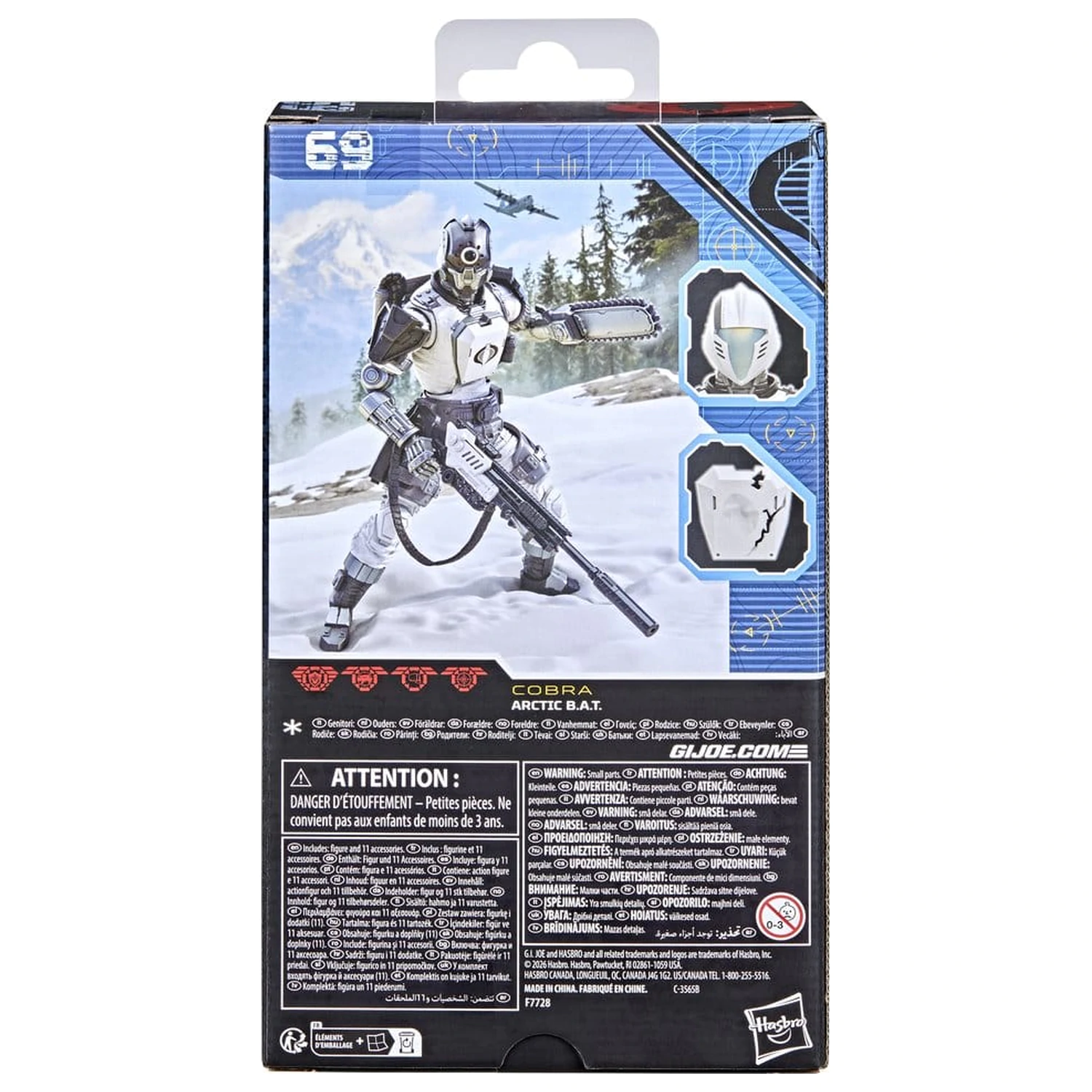 GI Joe Classified Series Actionfigur Arctic B.A.T. 15 cm Produktfoto