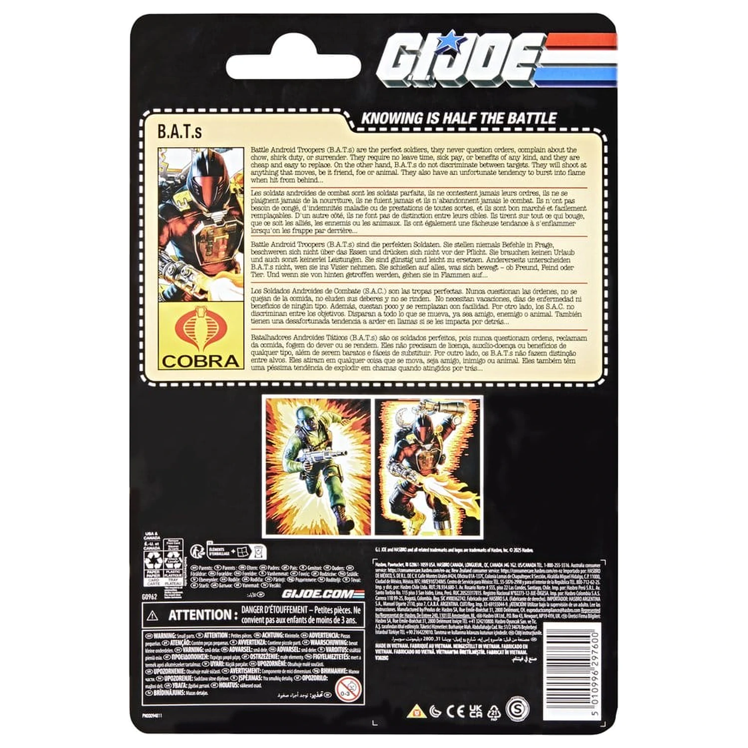 GI Joe Classified Series Retro Action-Figur B.A.T. 15 cm Produktfoto