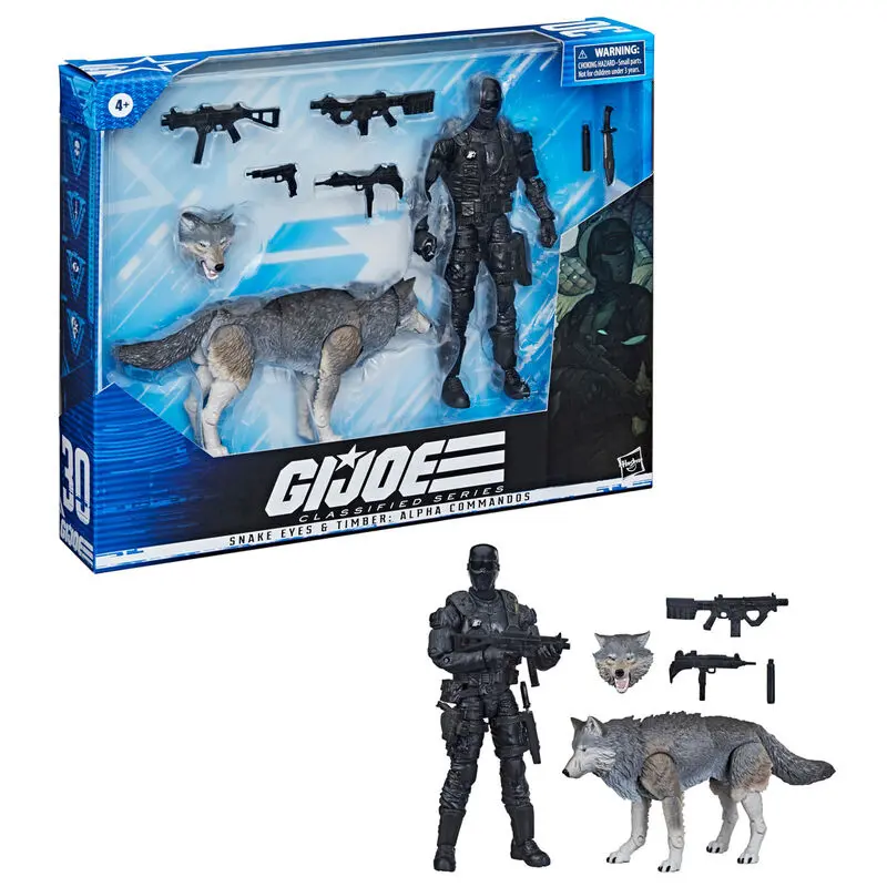 G.I. Joe Classified Series Action Figur 2-er Pack 2021 Snake Eyes &amp; Timber: Alpha Commandos 15 cm Produktfoto