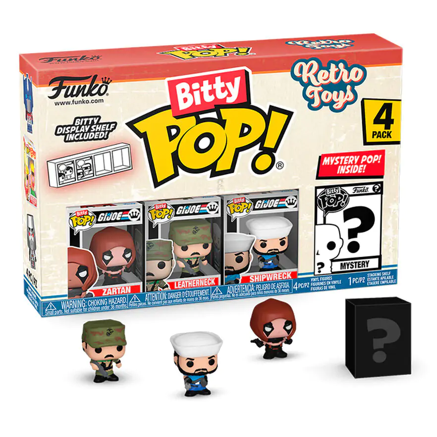 Gi Joe Bitty Funko POP! Vinyl Figuren 4er-Pack 2,5 cm termékfotó