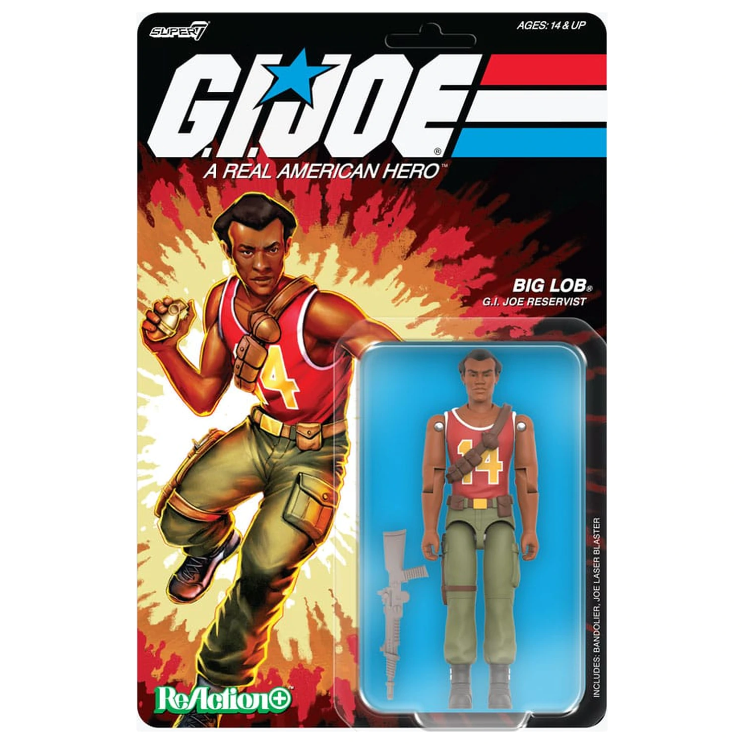 GI Joe (Movie) ReAction+ Action Figur Wave 5 Big Lob (Movie) 10 cm Produktfoto