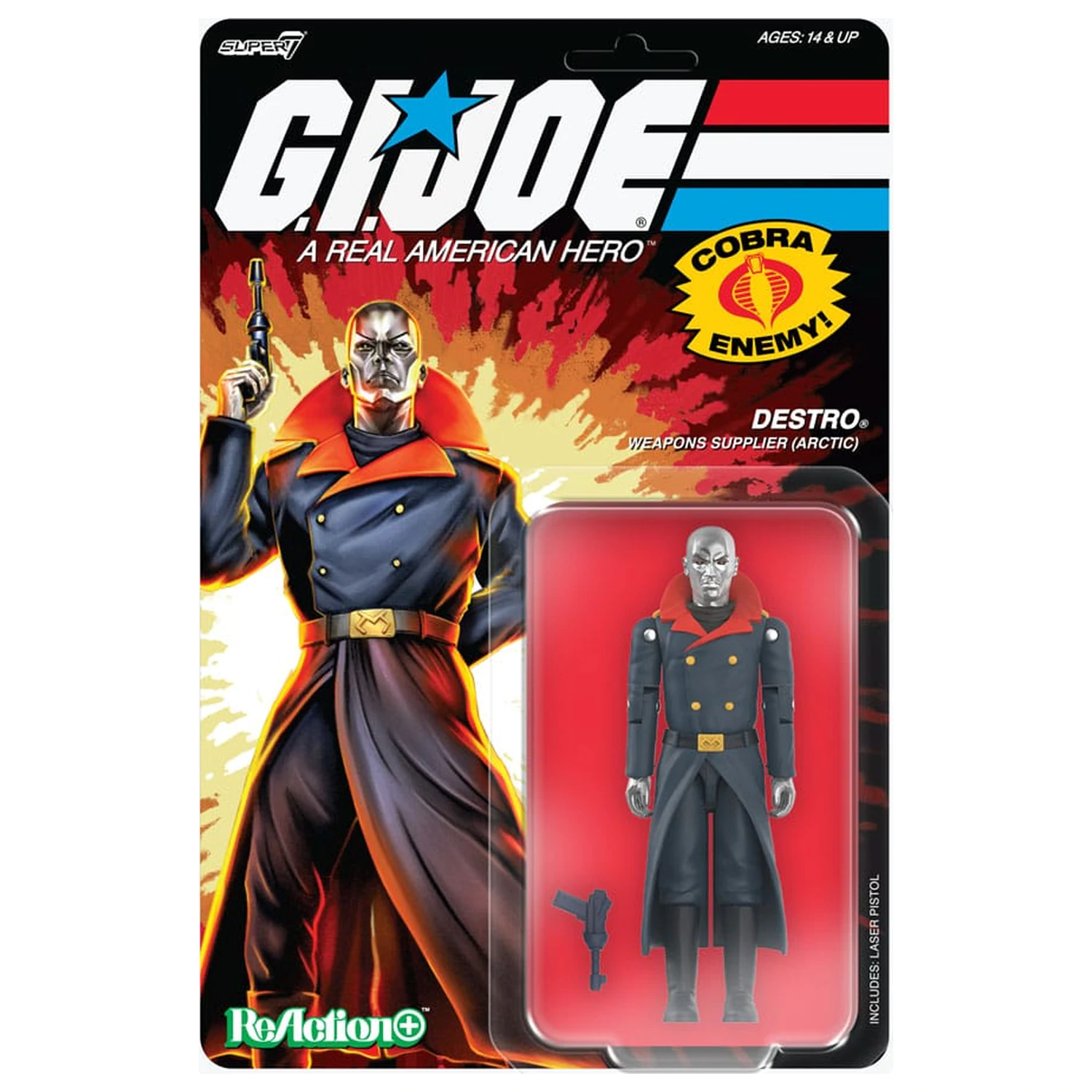 GI Joe (Movie) ReAction+ Actionfigur Wave 5 Arctic Destro (Movie) 10 cm Produktfoto