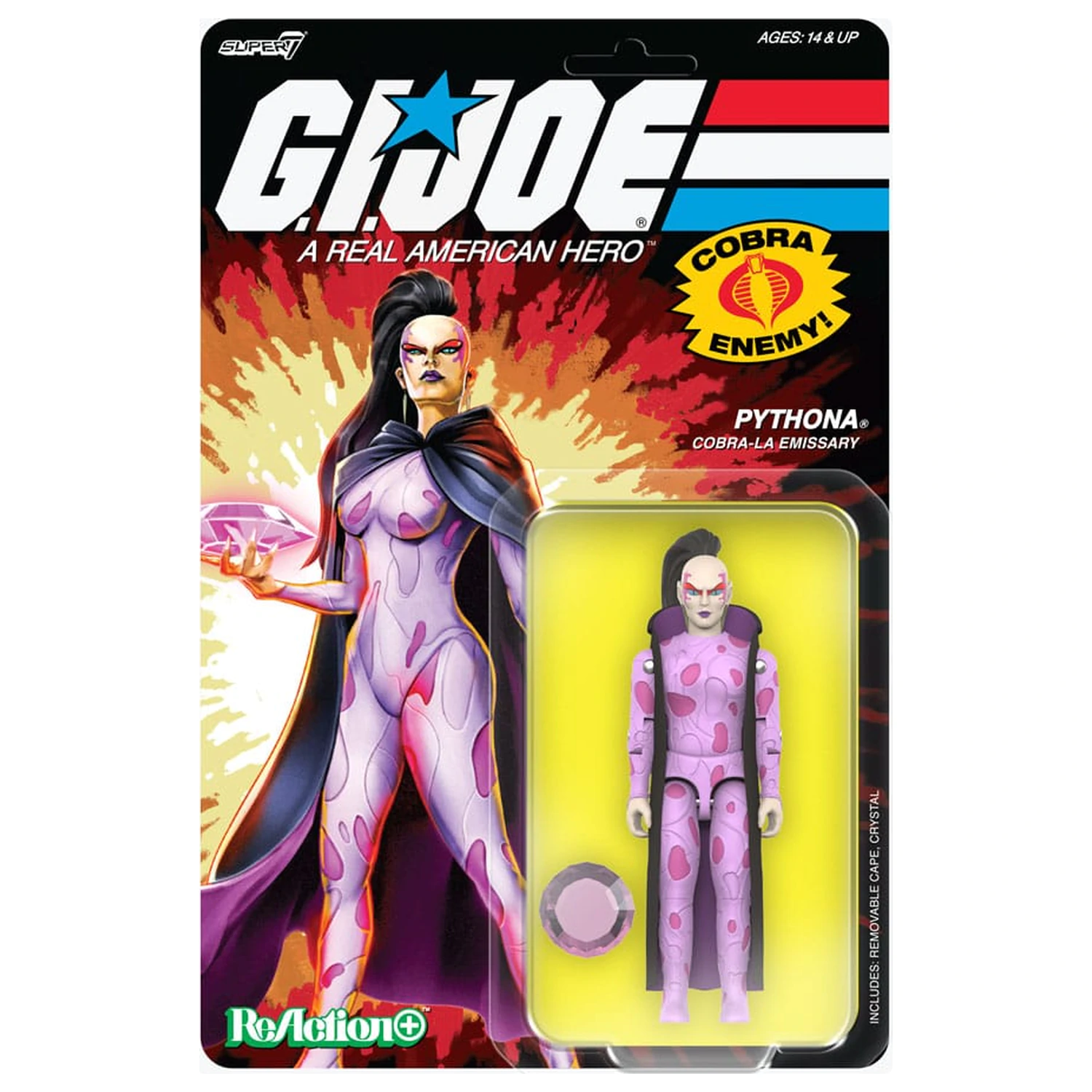 GI Joe (Movie) ReAction+ Action Figur Wave 5 Pythona (Movie) 10 cm Produktfoto