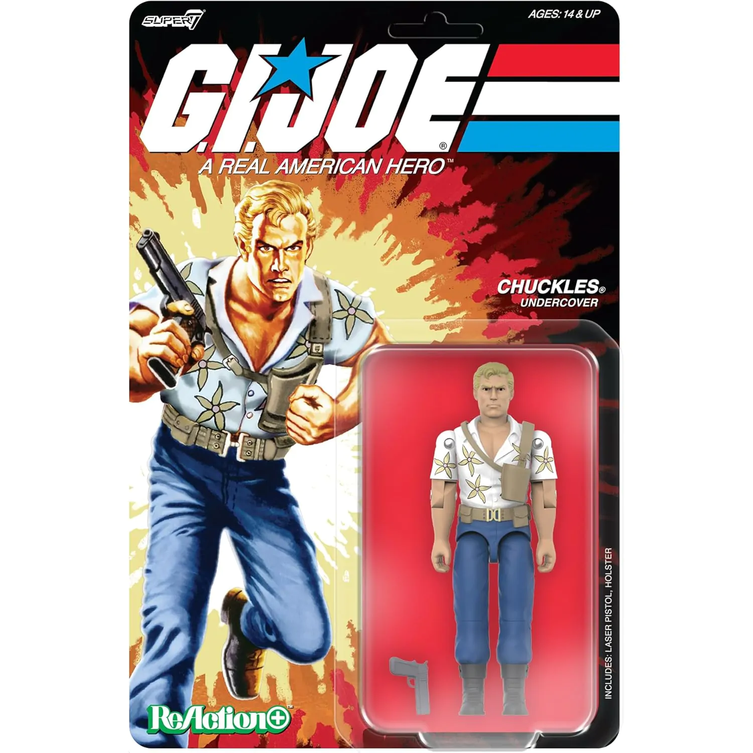 GI Joe ReAction+ Actionfigur Wave 07 Chuckles (Movie) 10 cm Produktfoto