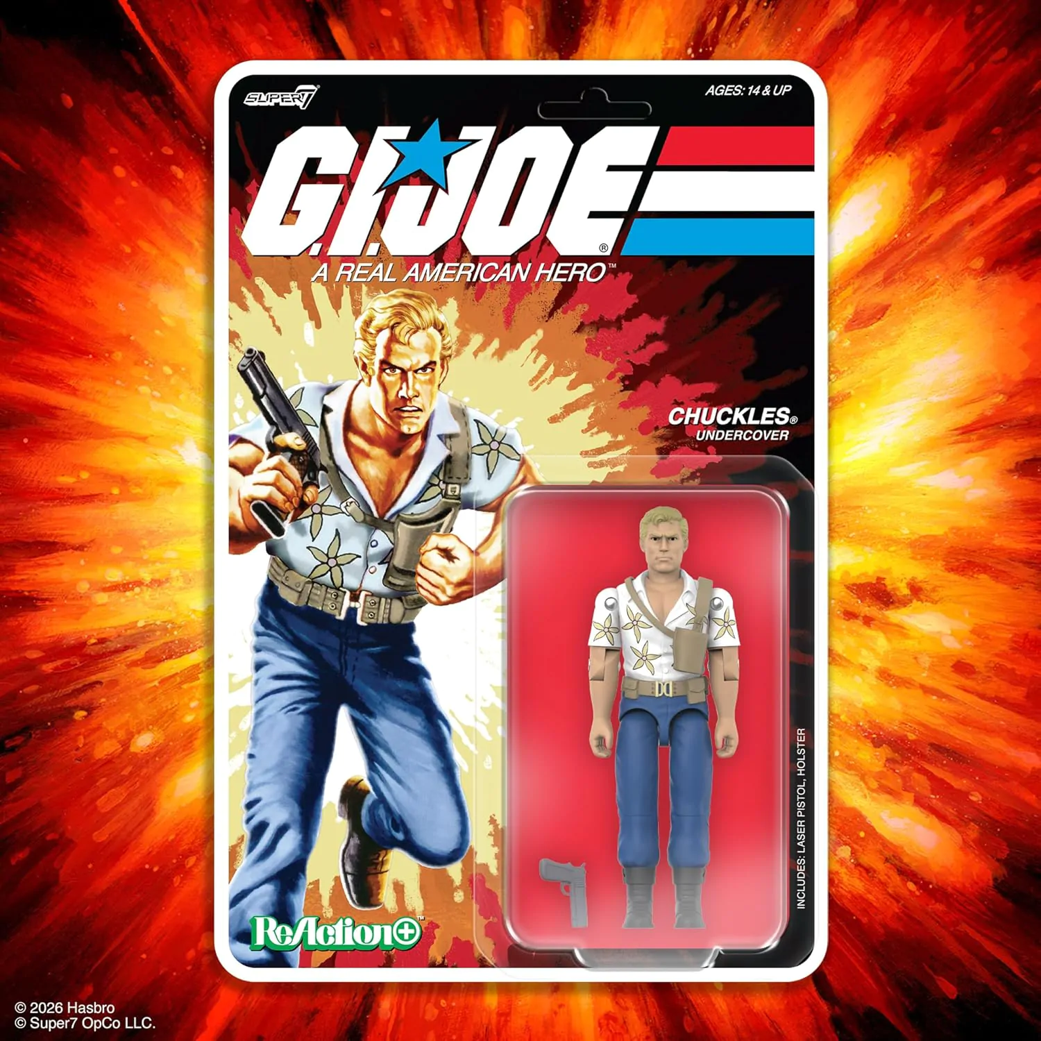 GI Joe ReAction+ Actionfigur Wave 07 Chuckles (Movie) 10 cm Produktfoto