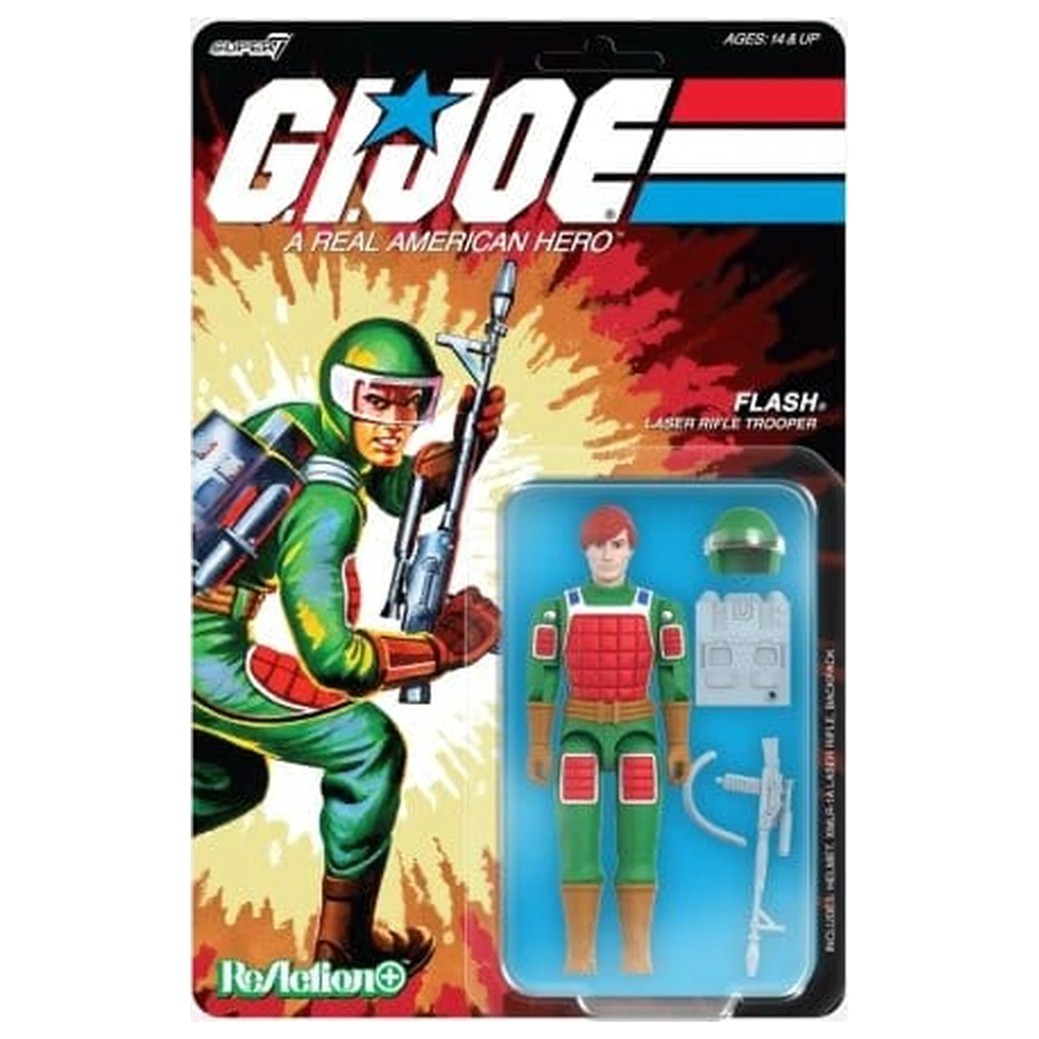 GI Joe ReAction+ Action Figur Wave 07 Flash (Comic) 10 cm Produktfoto