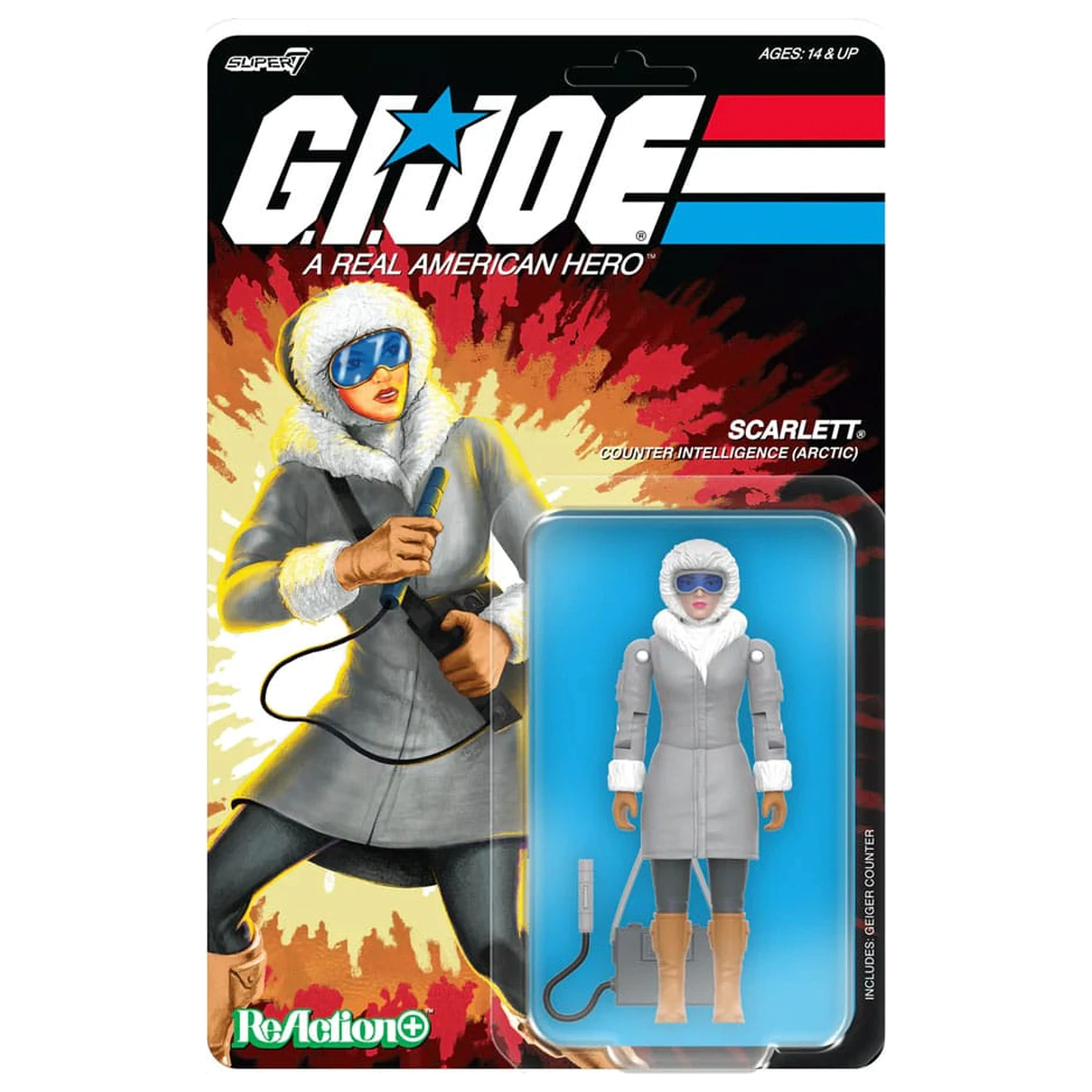 GI Joe ReAction+ Actionfigur Wave 06 Arctic Scarlett 10 cm Produktfoto