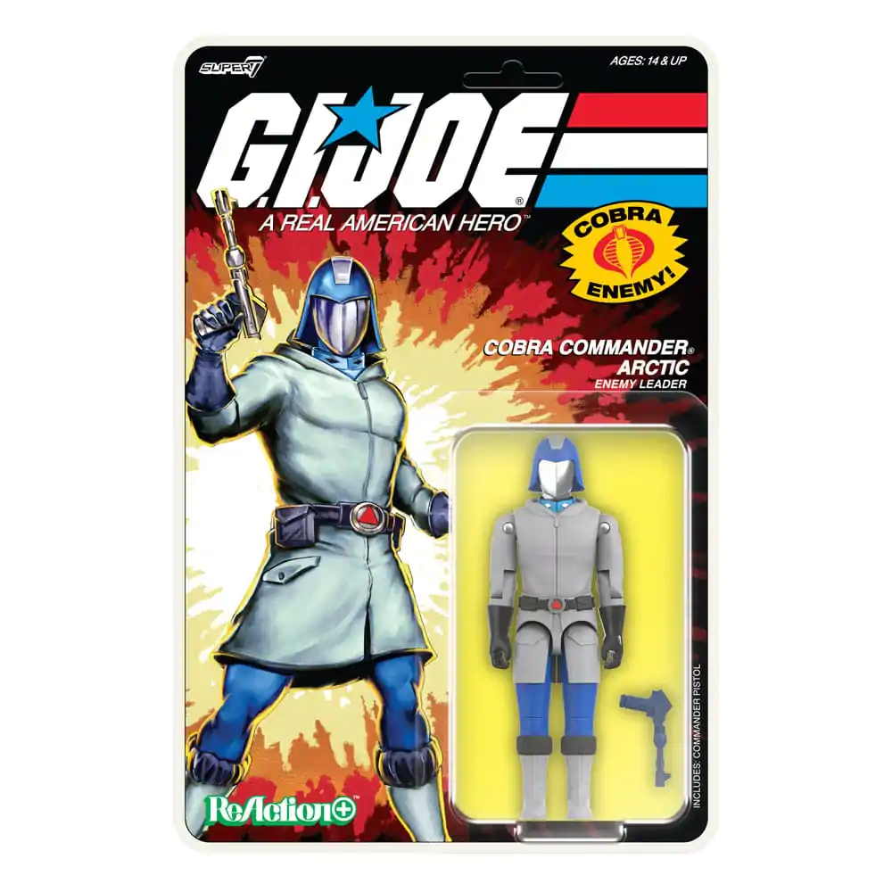 GI Joe ReAction+ Actionfigur Welle 3 Arctic Cobra Commander (Cartoon) 10 cm Produktfoto