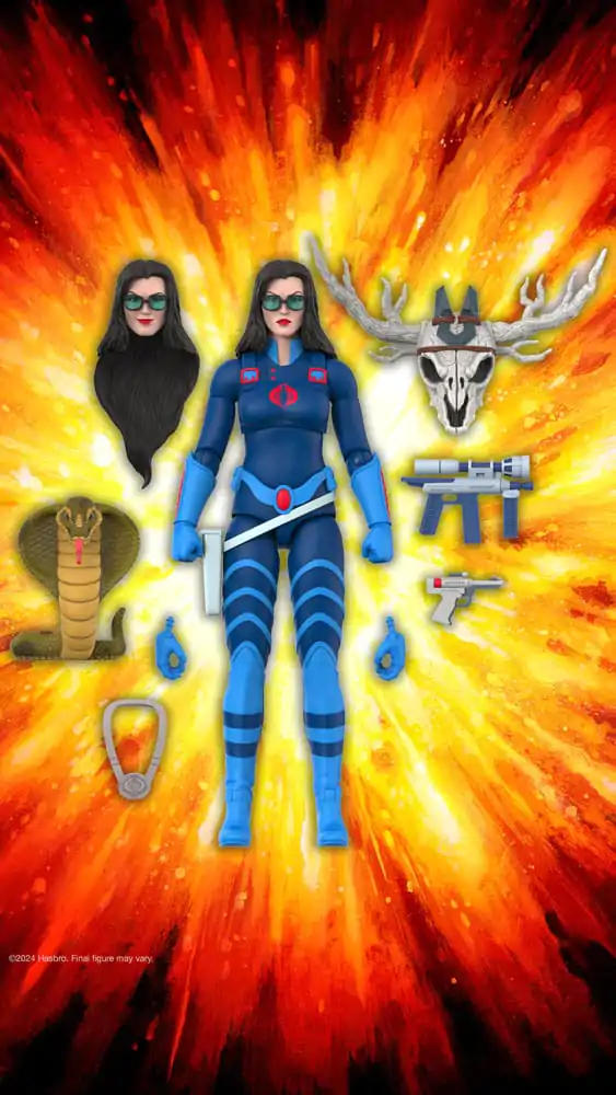 GI Joe Ultimates Actionfigur Wave 6 Baroness (Dark Blue) 18 cm Produktfoto