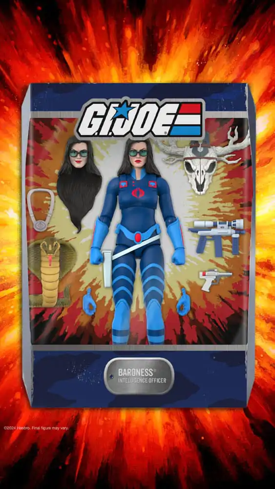 GI Joe Ultimates Actionfigur Wave 6 Baroness (Dark Blue) 18 cm Produktfoto