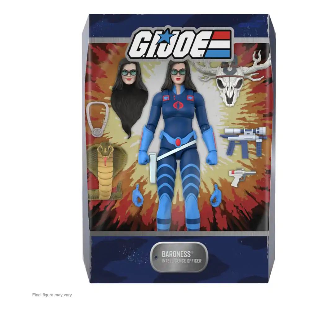 GI Joe Ultimates Actionfigur Wave 6 Baroness (Dark Blue) 18 cm Produktfoto