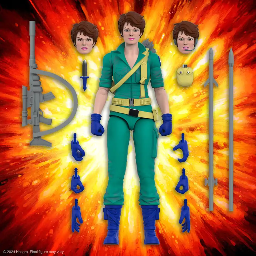 GI Joe Ultimates Actionfigur Wave 6 Lady Jaye (DIC Teal) 18 cm Produktfoto