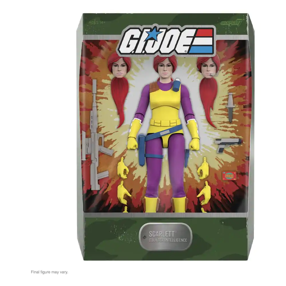 GI Joe Ultimates Actionfigur Wave 6 Scarlett (DIC Purple) 18 cm Produktfoto