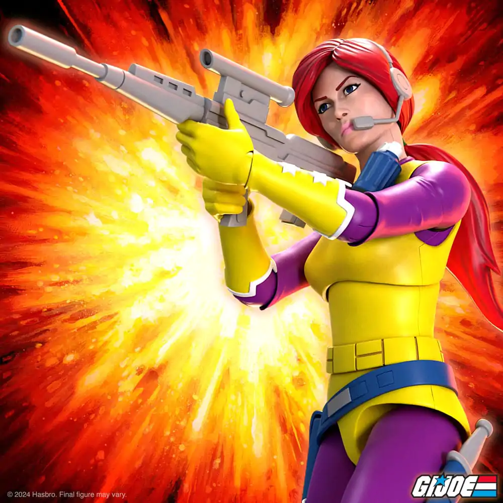 GI Joe Ultimates Actionfigur Wave 6 Scarlett (DIC Purple) 18 cm Produktfoto