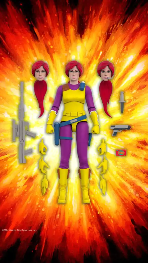 GI Joe Ultimates Actionfigur Wave 6 Scarlett (DIC Purple) 18 cm Produktfoto