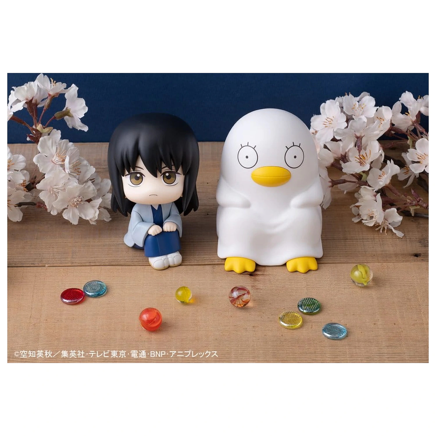 Gintama Look Up PVC Stat Statuen Kotaro Katsura & Elizabeth 11 cm (mit Geschenk) Produktfoto