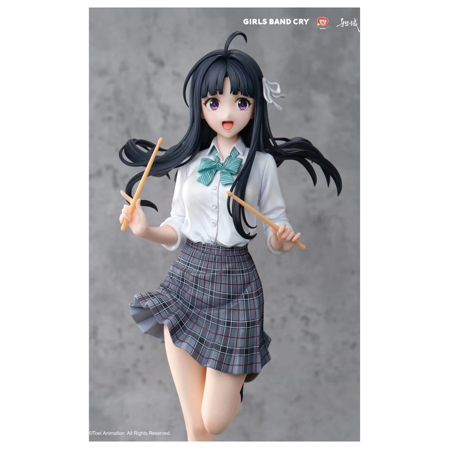Girls Band Cry Natsu wo Mankitsu shite Sakebe Series No. 2 PVC Statue 1/7 Subaru Awa 26 cm Produktfoto