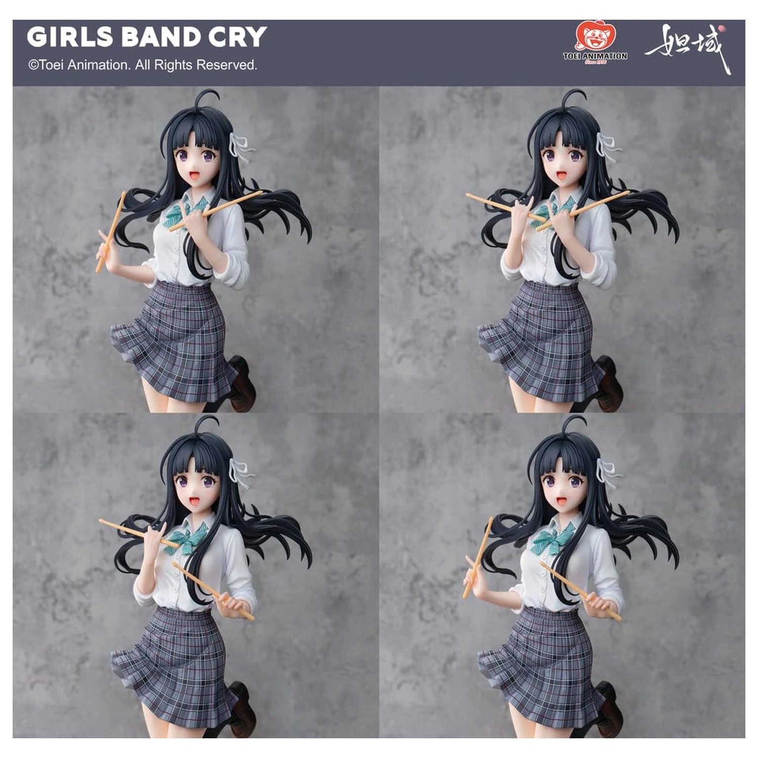 Girls Band Cry Natsu wo Mankitsu shite Sakebe Series No. 2 PVC Statue 1/7 Subaru Awa 26 cm Produktfoto