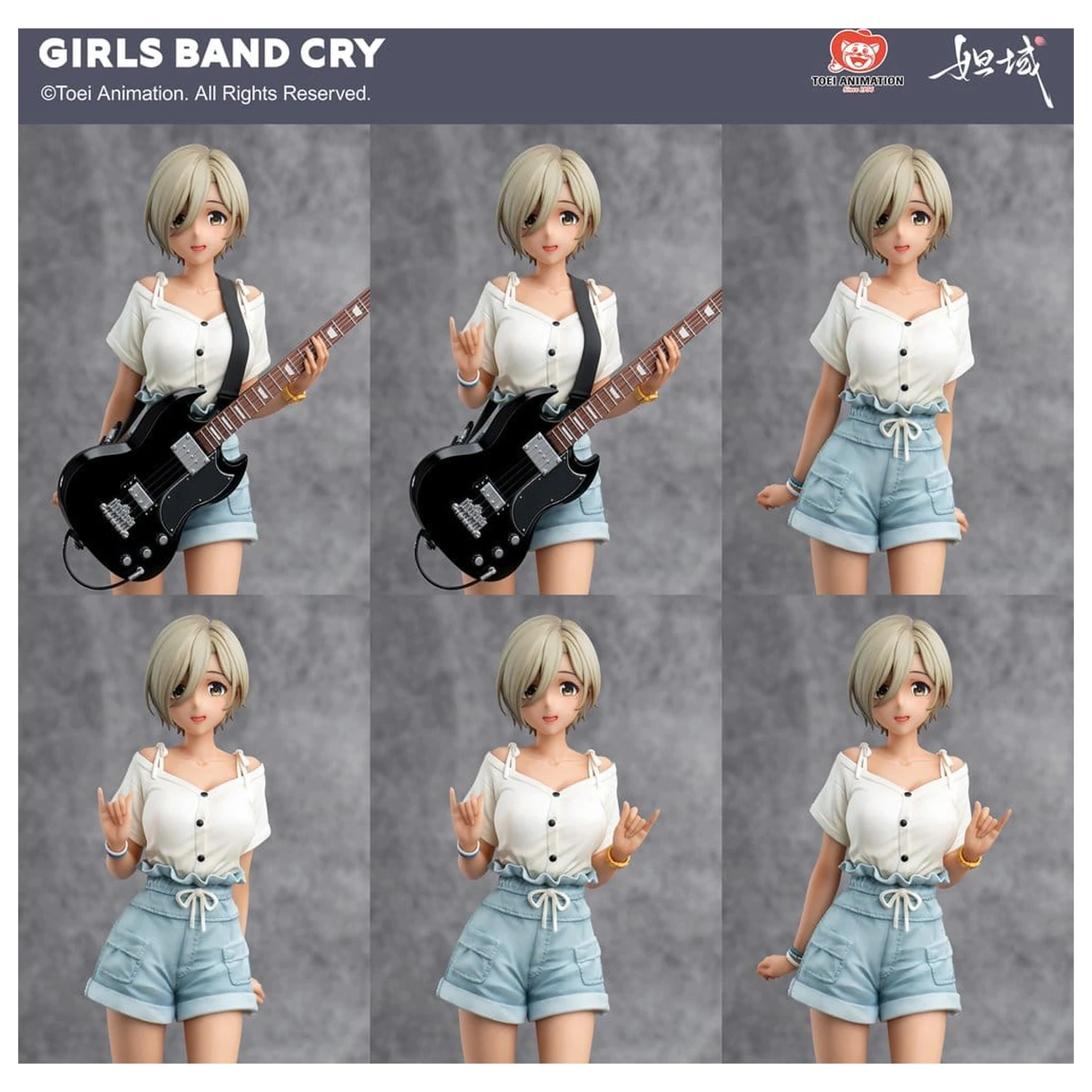 Girls Band Cry Natsu wo Mankitsu shite Sakebe Series No. 3 PVC Statue 1/7 Rupa 26 cm Produktfoto