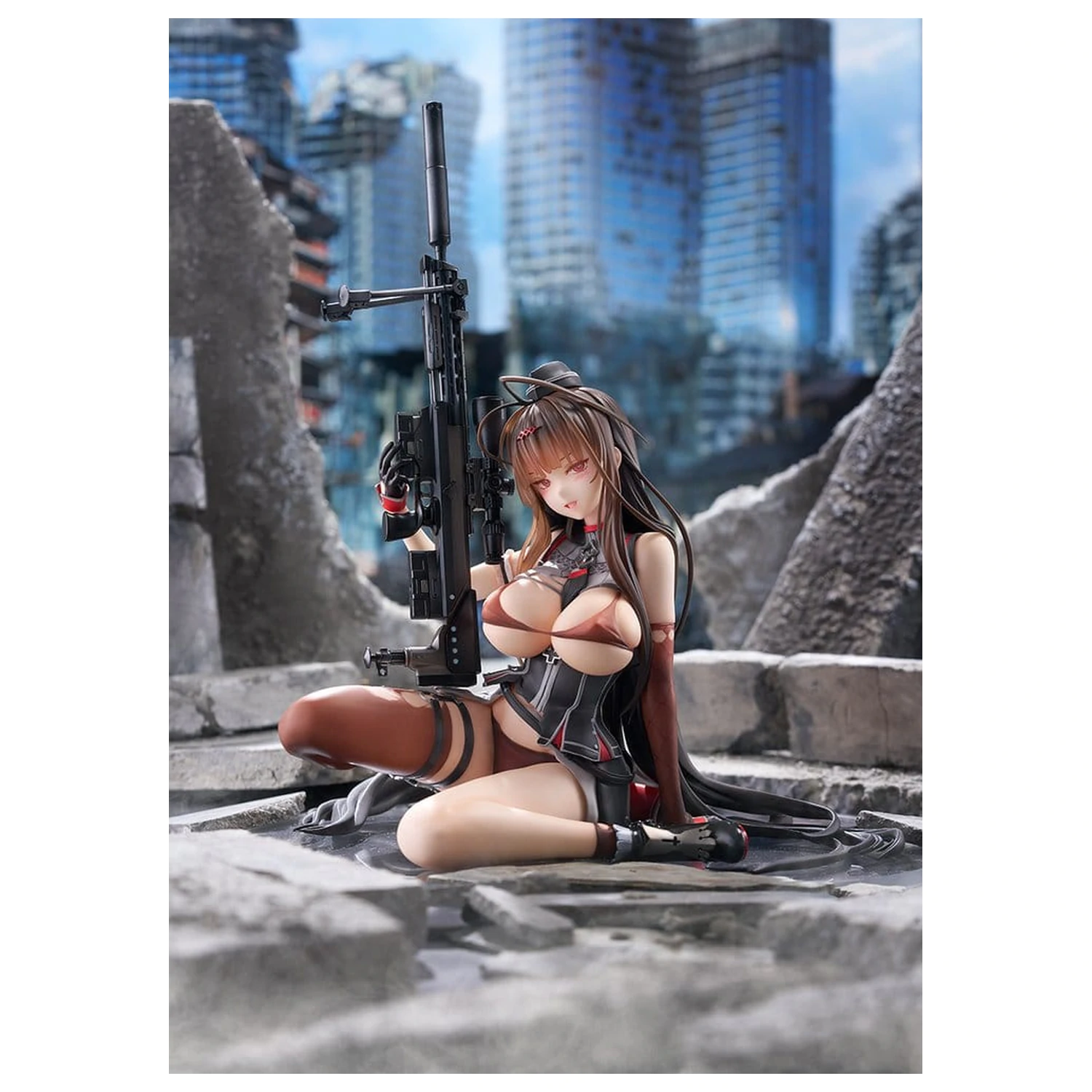 Girls' Frontline PVC Figur 1/7 Gd DSR-50 Heavy Damage Ver. 24 cm Produktfoto