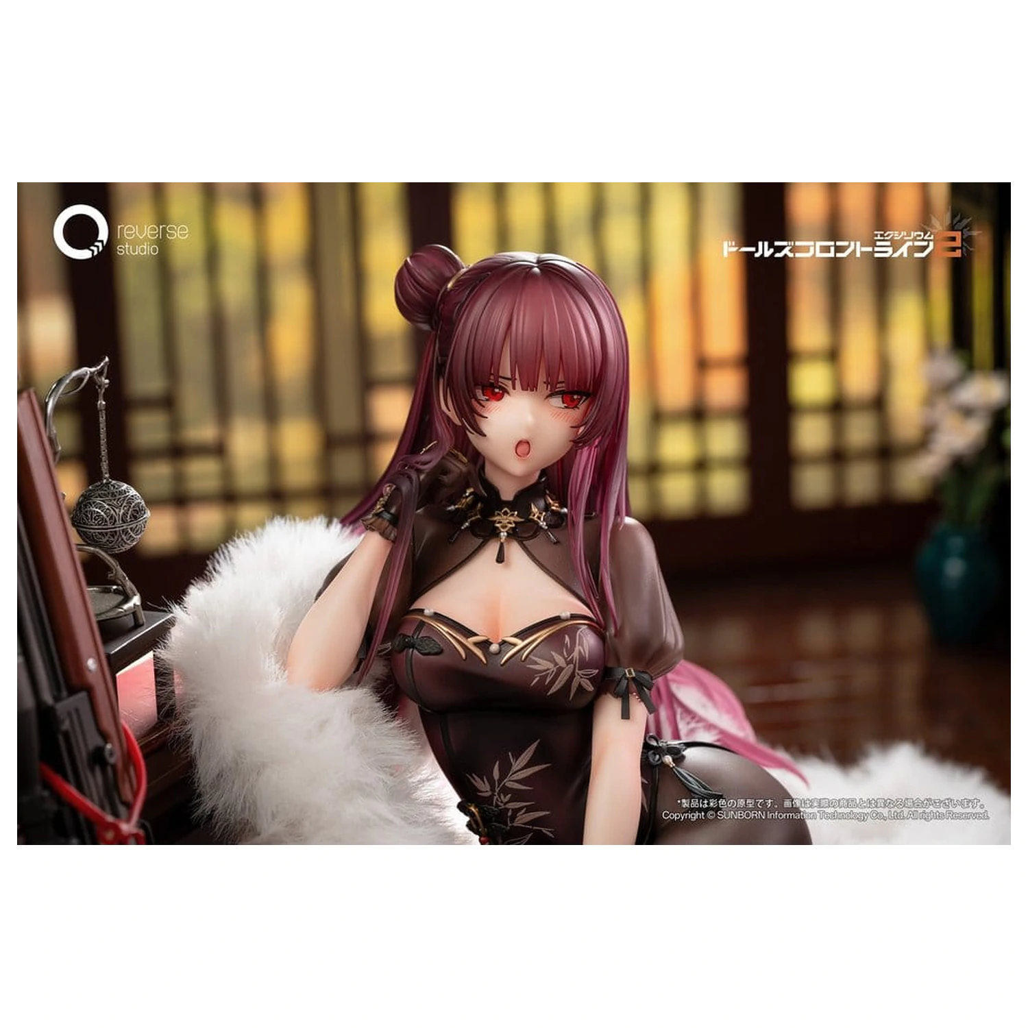 Girls´ Frontline 2: Exilium Statue 1/6 Makiatto: Embroidered Bamboo, Blooming Shadows Ver. 13 cm Produktfoto