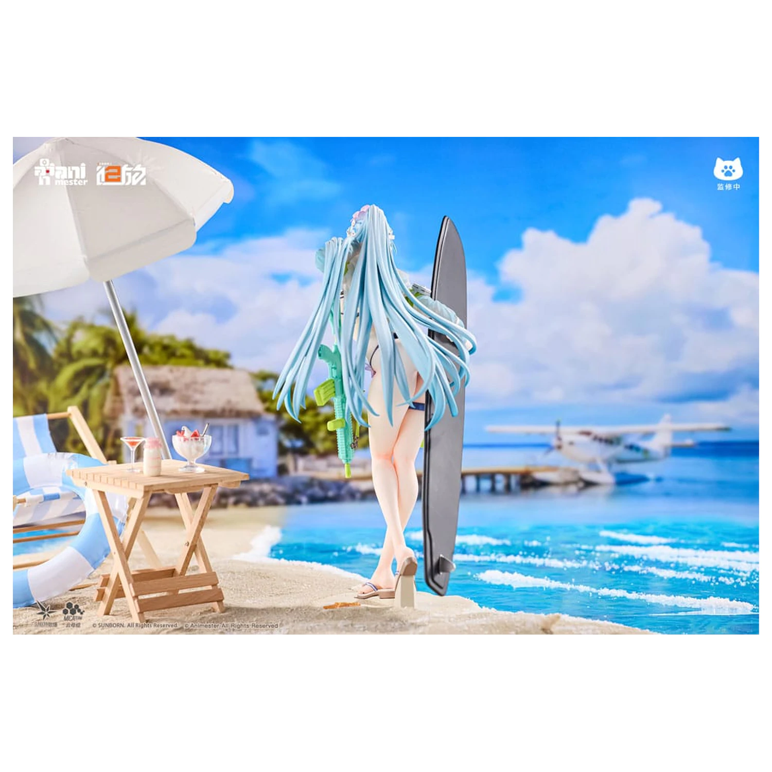 Girls' Frontline 2: Exilium Statue 1/7 HK416 Cerulean Breaker 24 cm Produktfoto