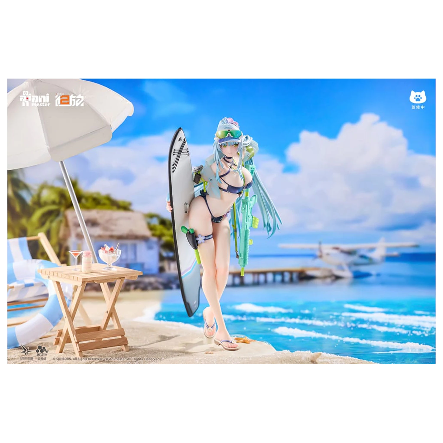 Girls' Frontline 2: Exilium Statue 1/7 HK416 Cerulean Breaker 24 cm Produktfoto