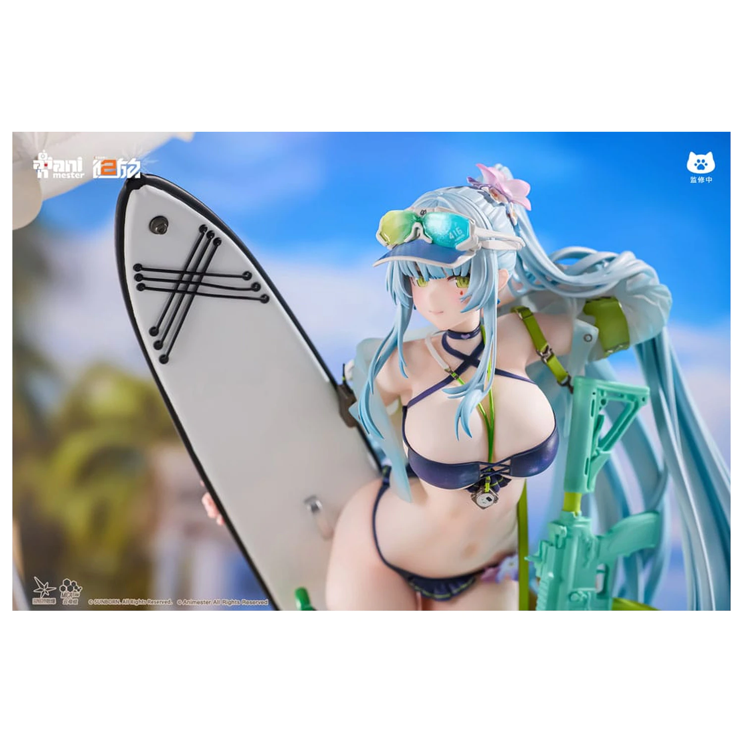 Girls' Frontline 2: Exilium Statue 1/7 HK416 Cerulean Breaker 24 cm Produktfoto