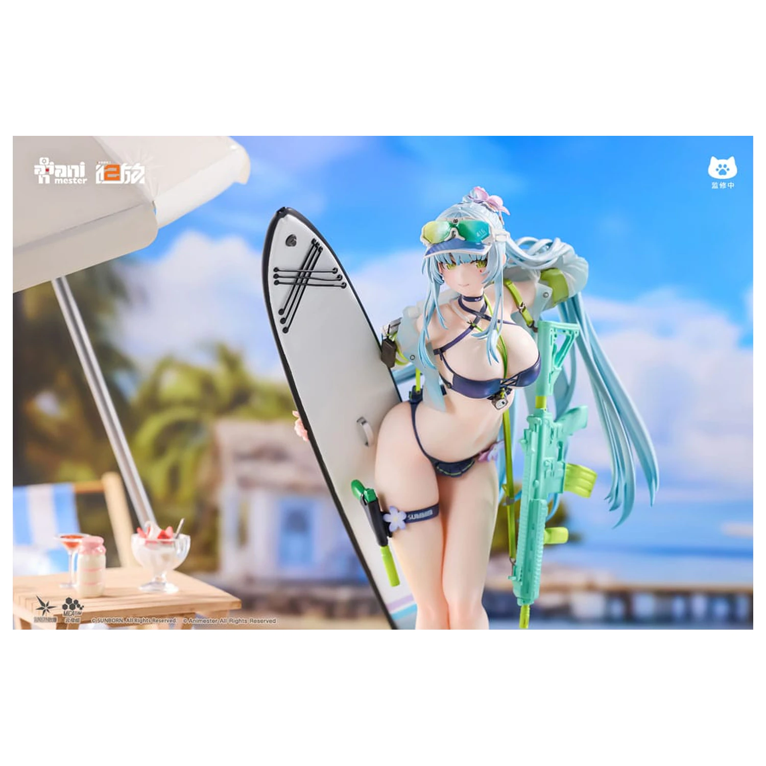 Girls' Frontline 2: Exilium Statue 1/7 HK416 Cerulean Breaker 24 cm Produktfoto