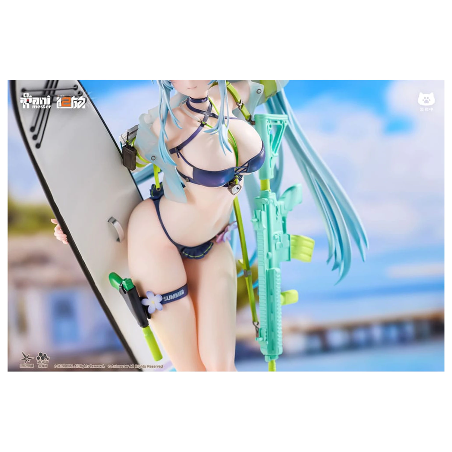 Girls' Frontline 2: Exilium Statue 1/7 HK416 Cerulean Breaker 24 cm Produktfoto