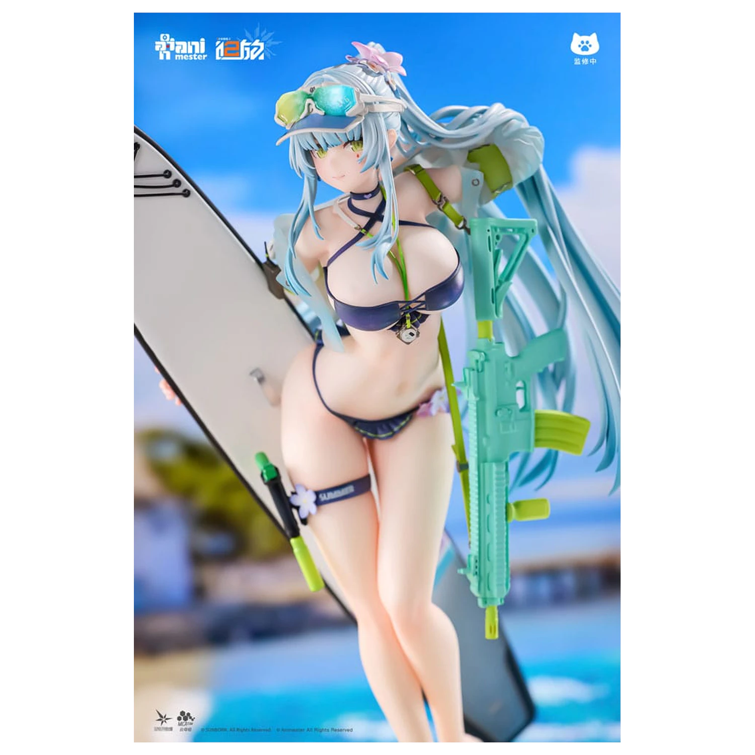 Girls' Frontline 2: Exilium Statue 1/7 HK416 Cerulean Breaker 24 cm Produktfoto