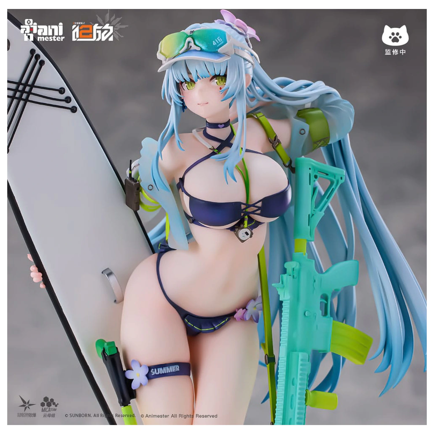 Girls' Frontline 2: Exilium Statue 1/7 HK416 Cerulean Breaker 24 cm Produktfoto