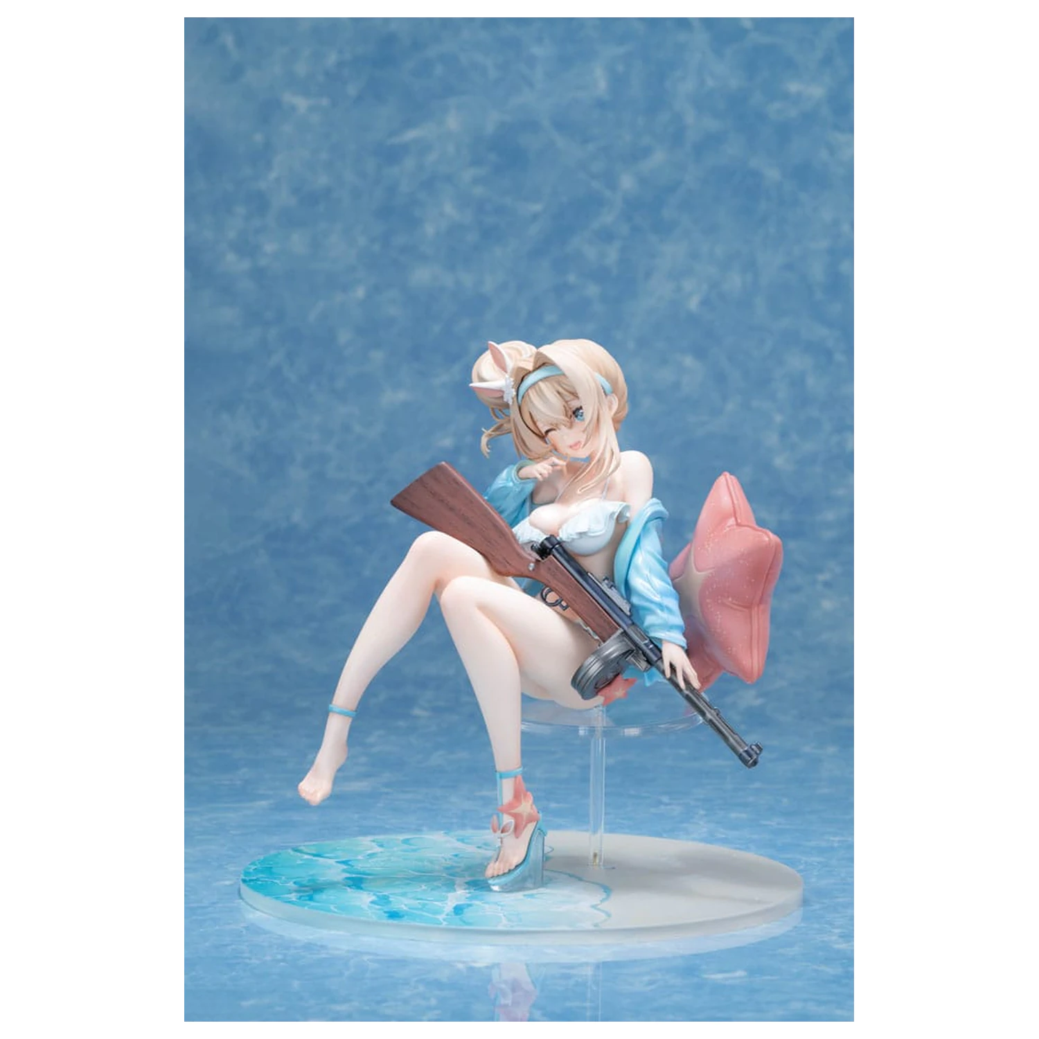 Girls´ Frontline 2: Exilium PVC Statue 1/6 Suomi Sparkling Ocean Ver. 20 cm Produktfoto