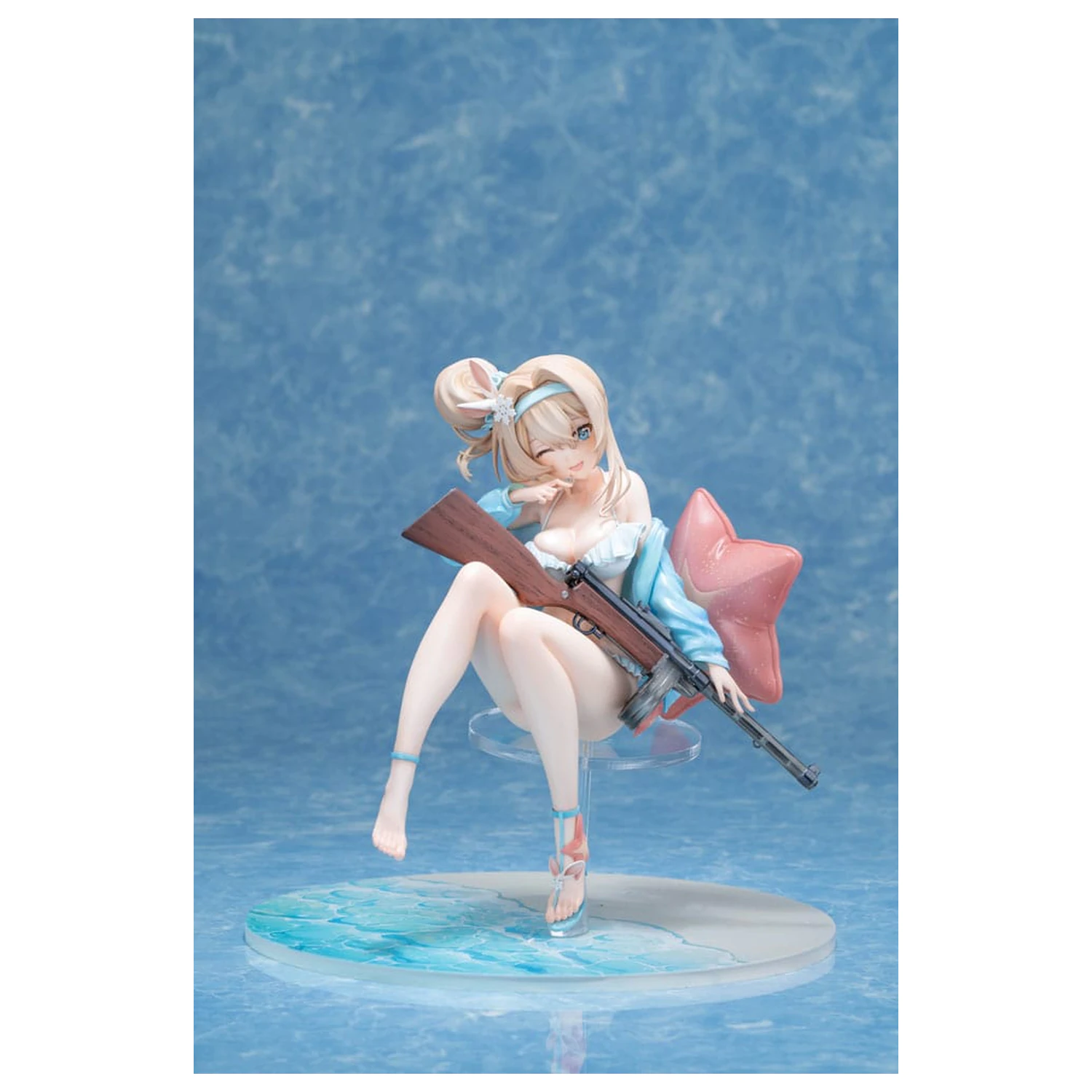 Girls´ Frontline 2: Exilium PVC Statue 1/6 Suomi Sparkling Ocean Ver. 20 cm Produktfoto