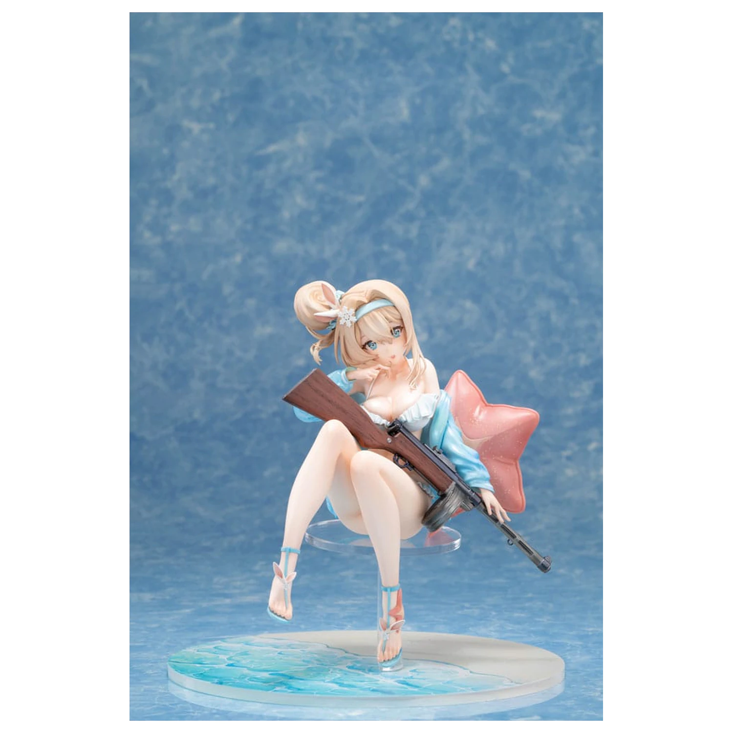 Girls´ Frontline 2: Exilium PVC Statue 1/6 Suomi Sparkling Ocean Ver. 20 cm Produktfoto