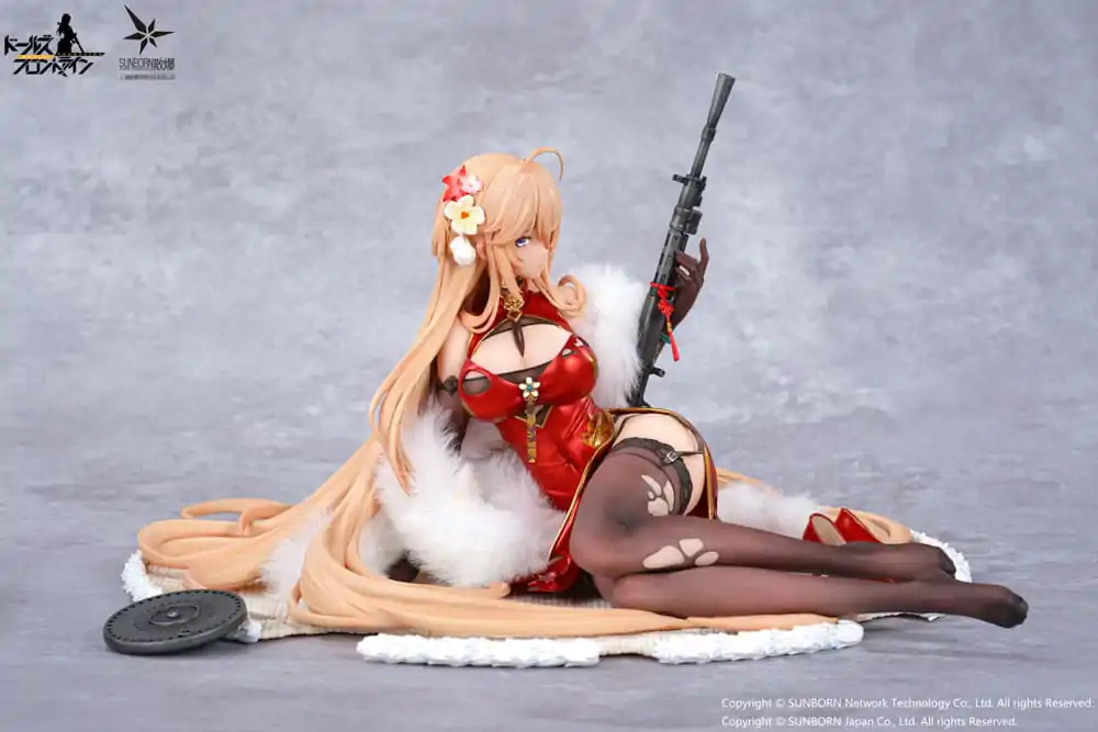 Girls' Frontline: Neural Cloud PVC Statue 1/7 DP28 Coiled Morning Glory Heavy Damage Ver. 14 cm Produktfoto