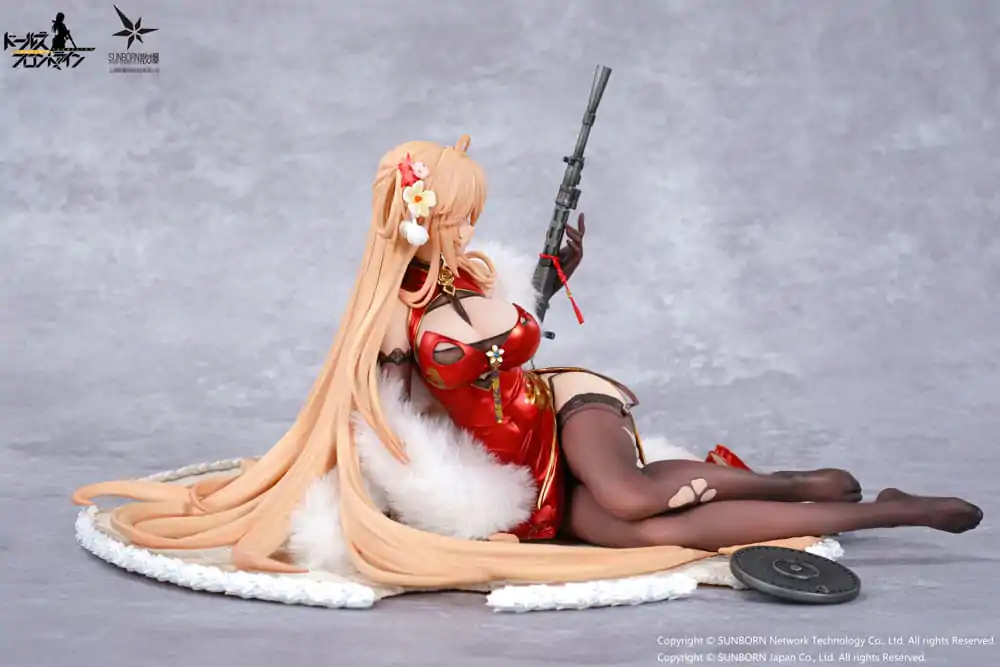 Girls' Frontline: Neural Cloud PVC Statue 1/7 DP28 Coiled Morning Glory Heavy Damage Ver. 14 cm Produktfoto