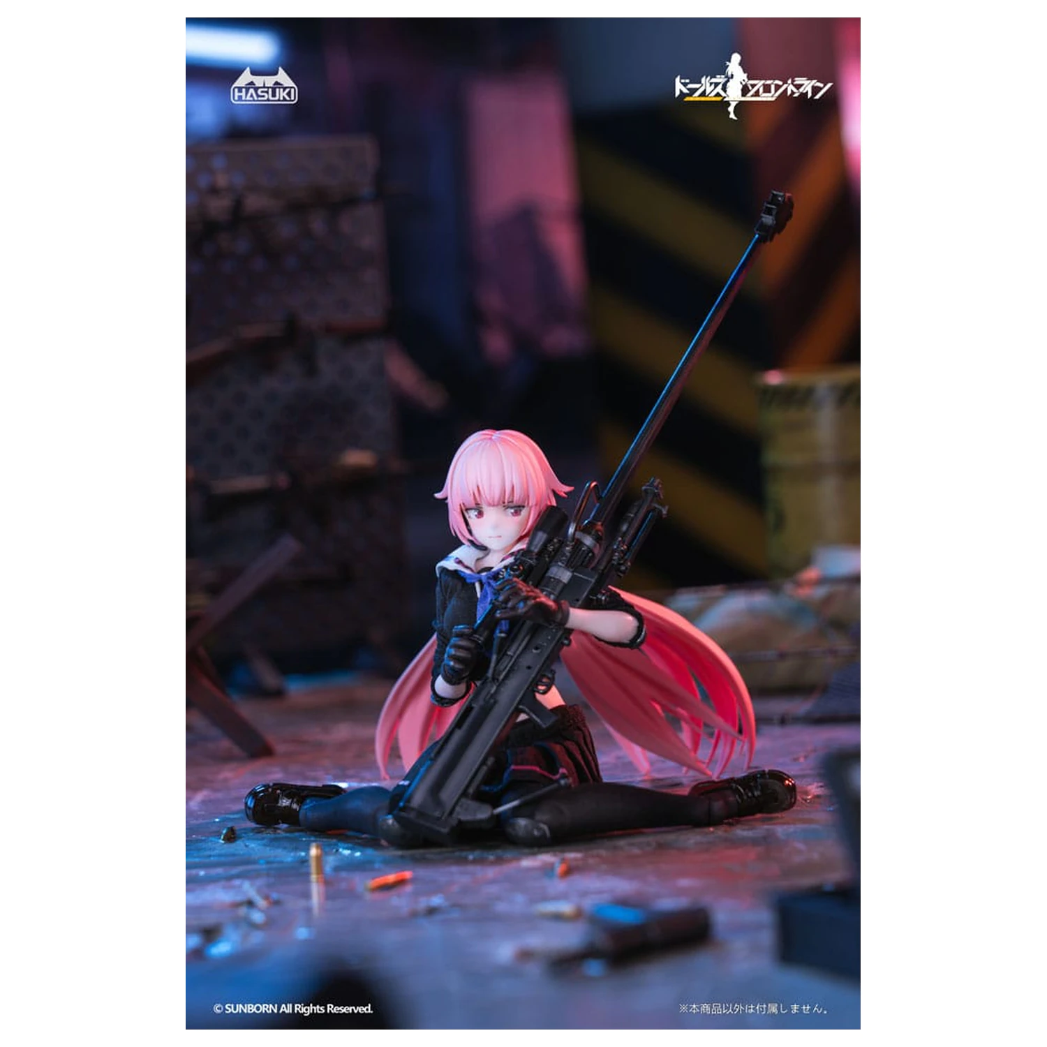 Girls´ Frontline Pocket Art Action Action Figur 1/12 PA011 NTW-20 16 cm Produktfoto