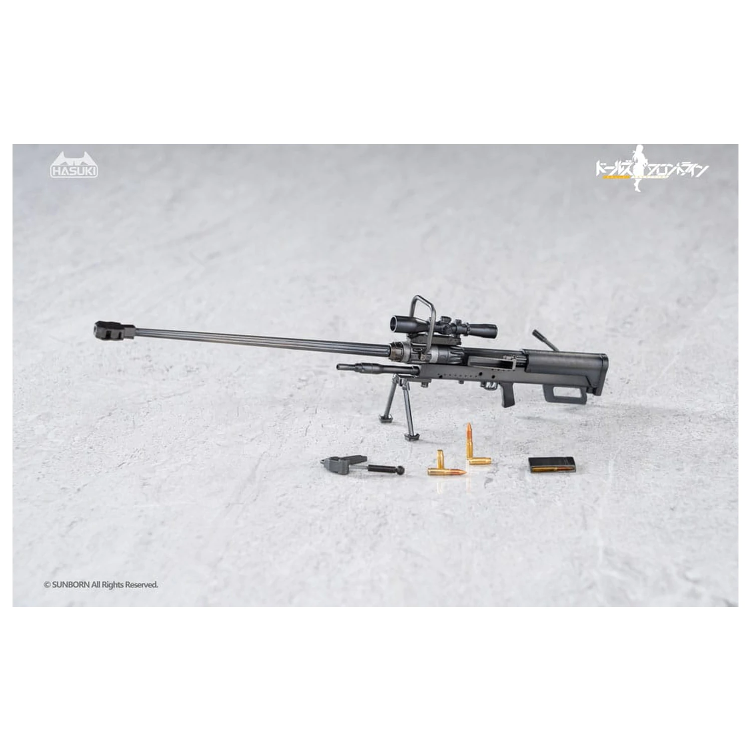 Girls´ Frontline Pocket Art Action Action Figur 1/12 PA011 NTW-20 16 cm Produktfoto