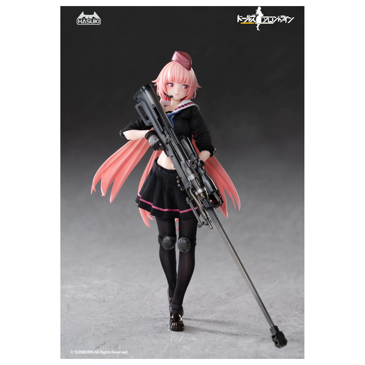 Girls´ Frontline Pocket Art Action Action Figur 1/12 PA011 NTW-20 16 cm Produktfoto