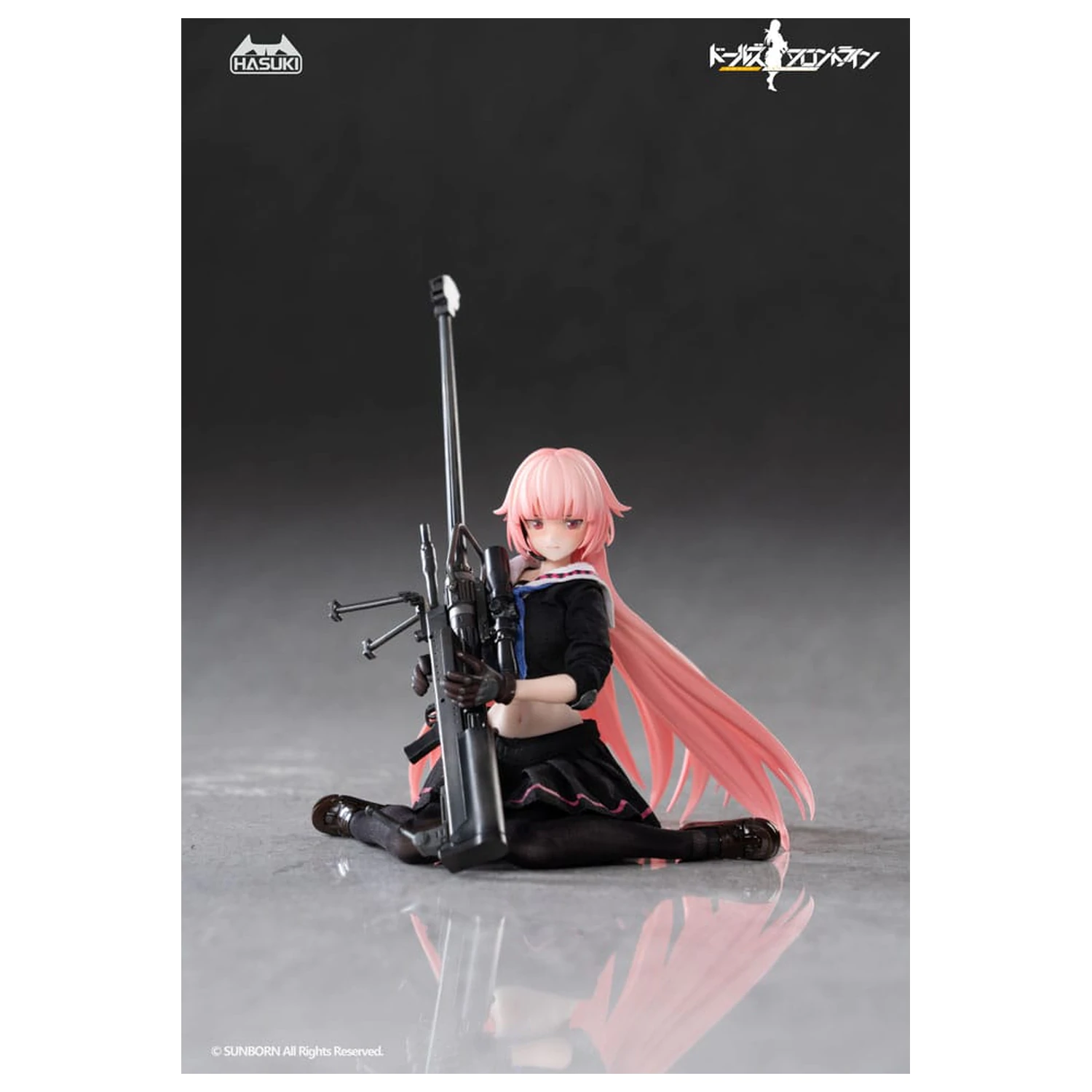 Girls´ Frontline Pocket Art Action Action Figur 1/12 PA011 NTW-20 16 cm Produktfoto