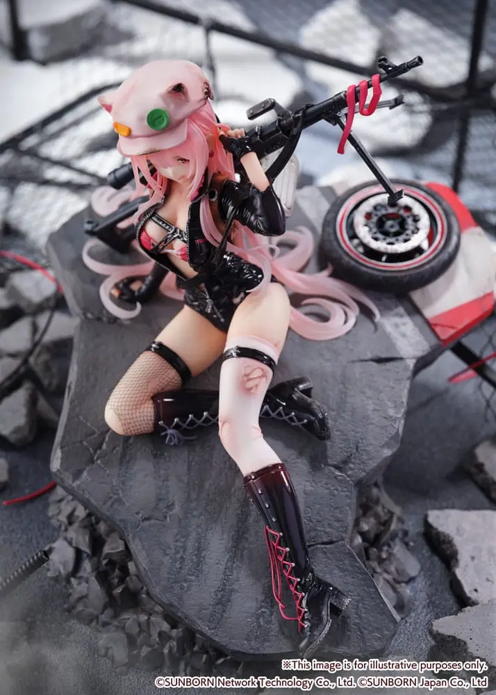 Girls' Frontline SHIBUYA SCRAMBLE FIGURE PVC Statue 1/7 UKM-2000 Gale Lightning -Wounded Ver.- 20 cm termékfotó