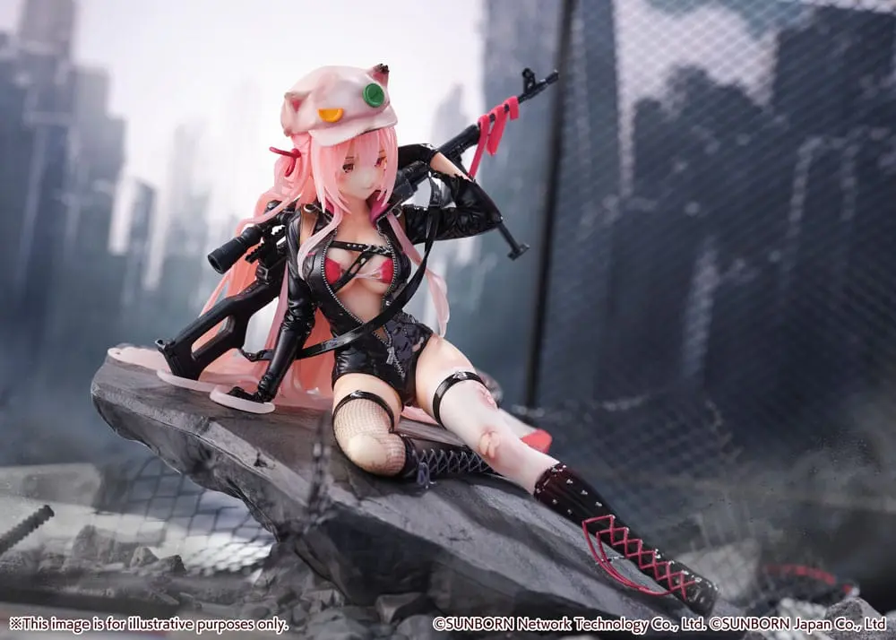 Girls' Frontline SHIBUYA SCRAMBLE FIGURE PVC Statue 1/7 UKM-2000 Gale Lightning -Wounded Ver.- 20 cm termékfotó