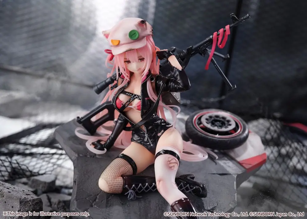 Girls' Frontline SHIBUYA SCRAMBLE FIGURE PVC Statue 1/7 UKM-2000 Gale Lightning -Wounded Ver.- 20 cm termékfotó