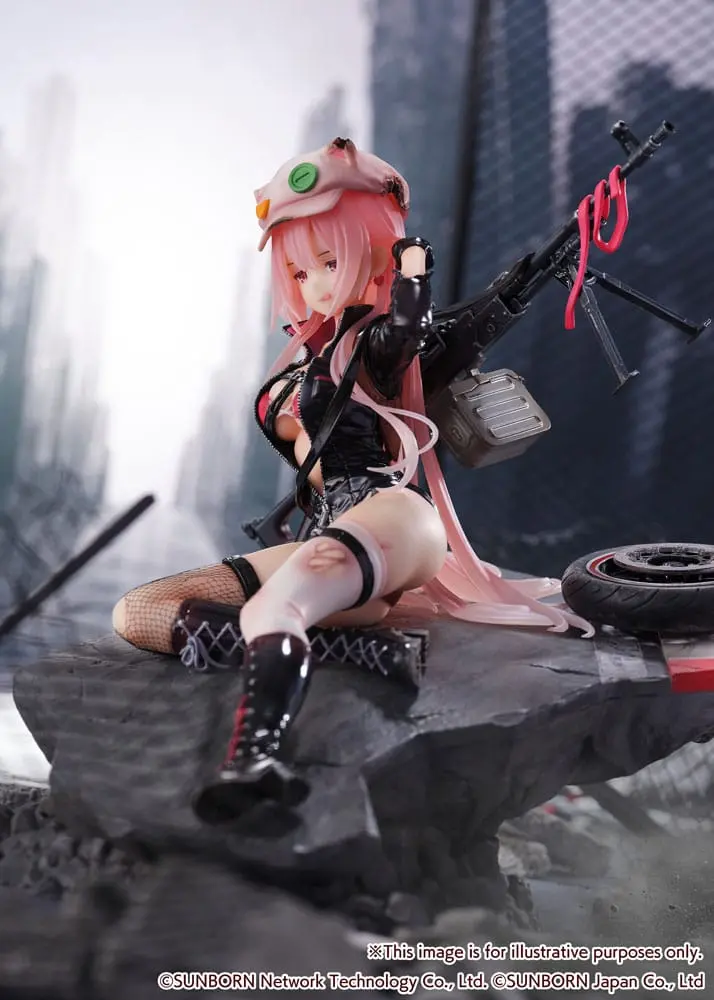 Girls' Frontline SHIBUYA SCRAMBLE FIGURE PVC Statue 1/7 UKM-2000 Gale Lightning -Wounded Ver.- 20 cm termékfotó