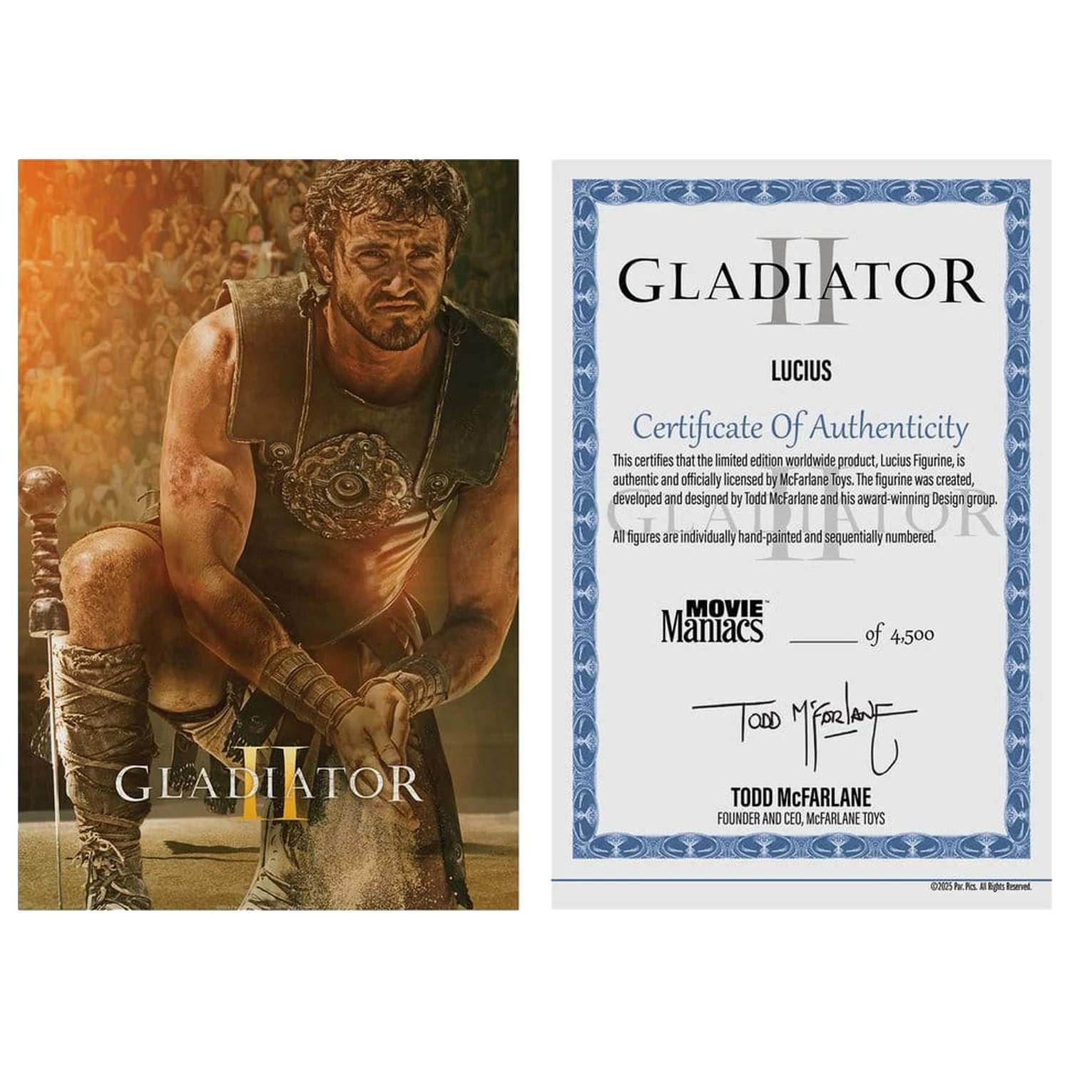 Gladiator II Movie Maniacs Statue Lucius 16 cm Produktfoto