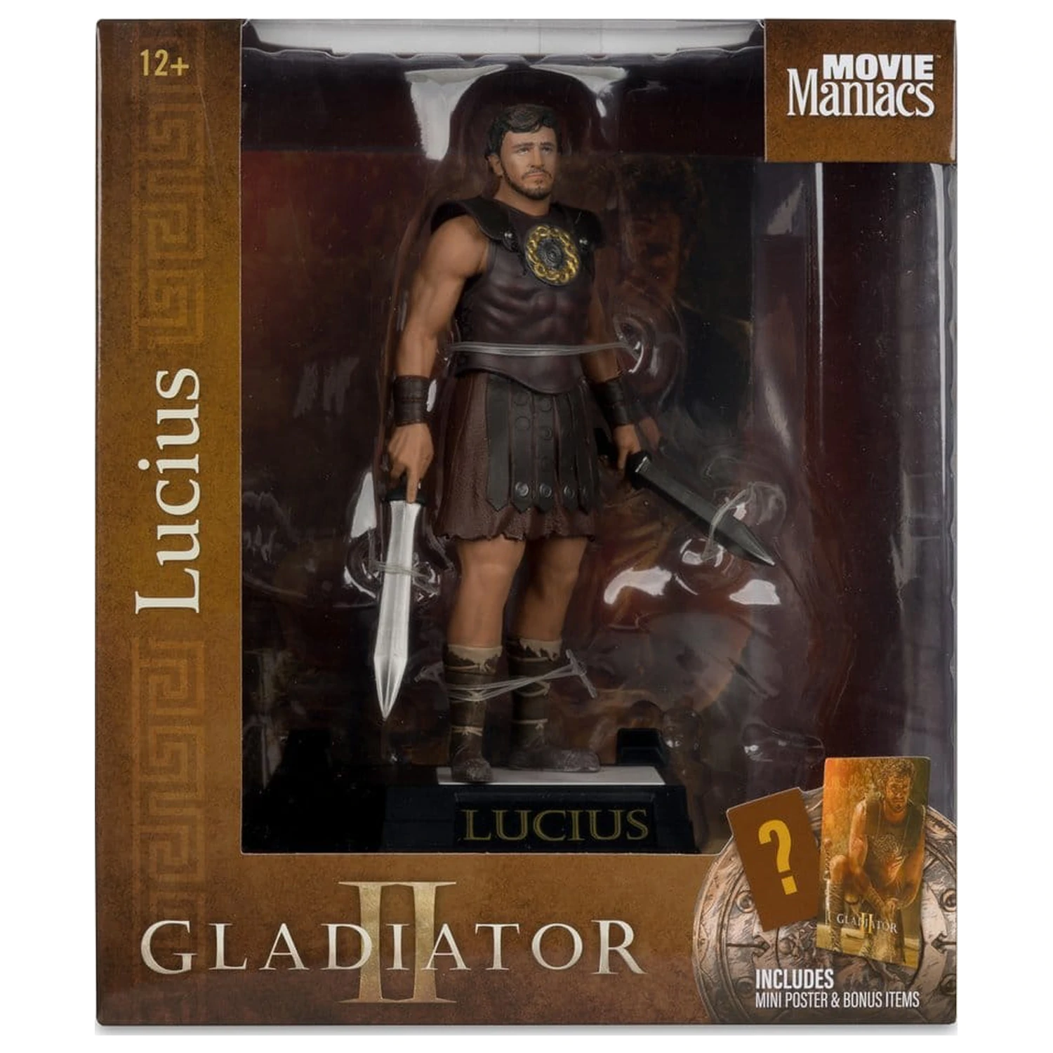Gladiator II Movie Maniacs Statue Lucius 16 cm Produktfoto