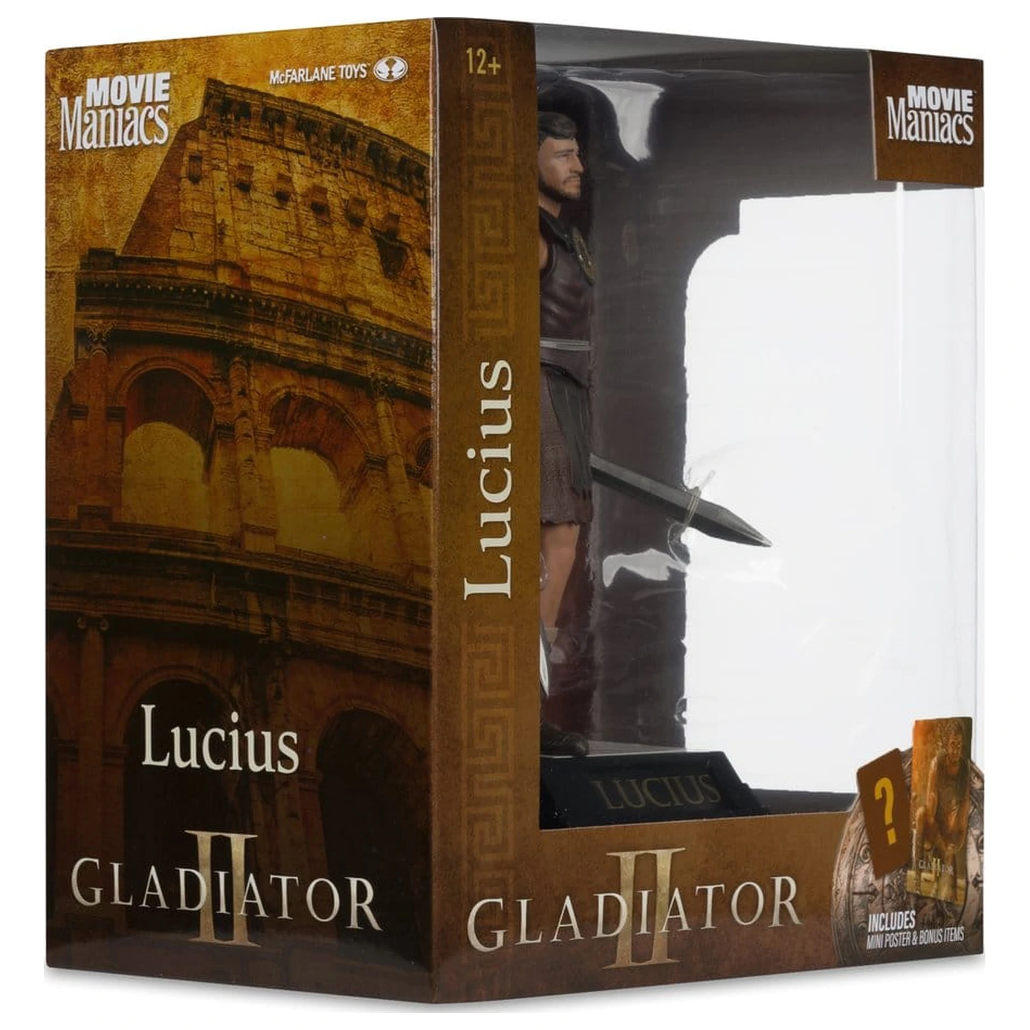 Gladiator II Movie Maniacs Statue Lucius 16 cm Produktfoto